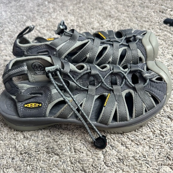 Keen Trail Hiking Sandals 6.5 Adjustable Gray waterproof outdoor lightweight - Picture 5 of 9